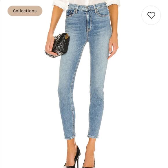 GRLFRND Kendall Skinny Jeans High Rise Waist Distressed Size 24 $228 - Picture 8 of 8